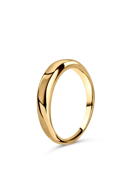 Hovedbilde Thin Dome Ring, Gold