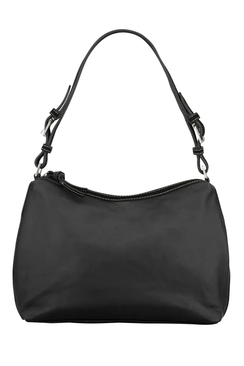 Nappa Ginni Medi Bag, Black