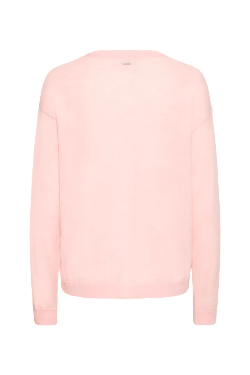 Sadie Pullover, Silver Pink Melange