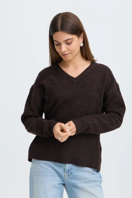 Hovedbilde Dagmar Pullover, Espresso Melange