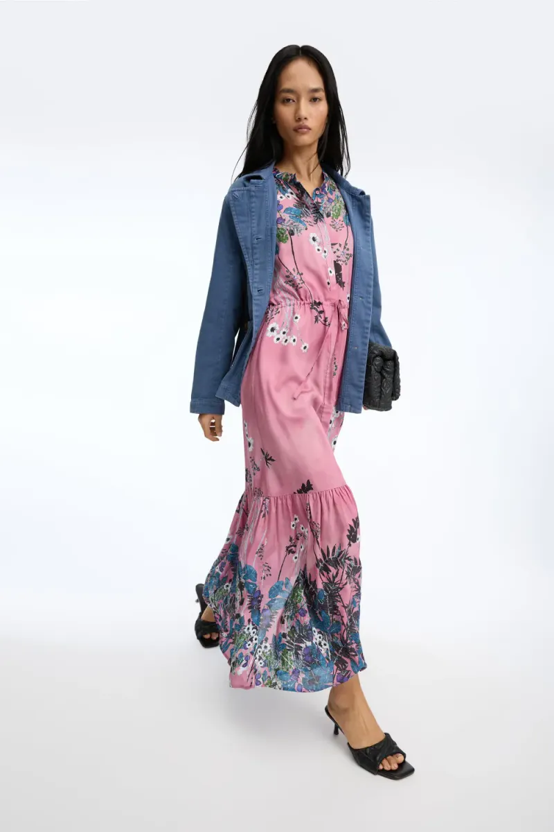 Bernadette Dress, Print Berry