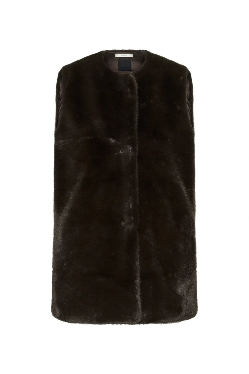 Yasminah Waistcoat, Chocolate Brown