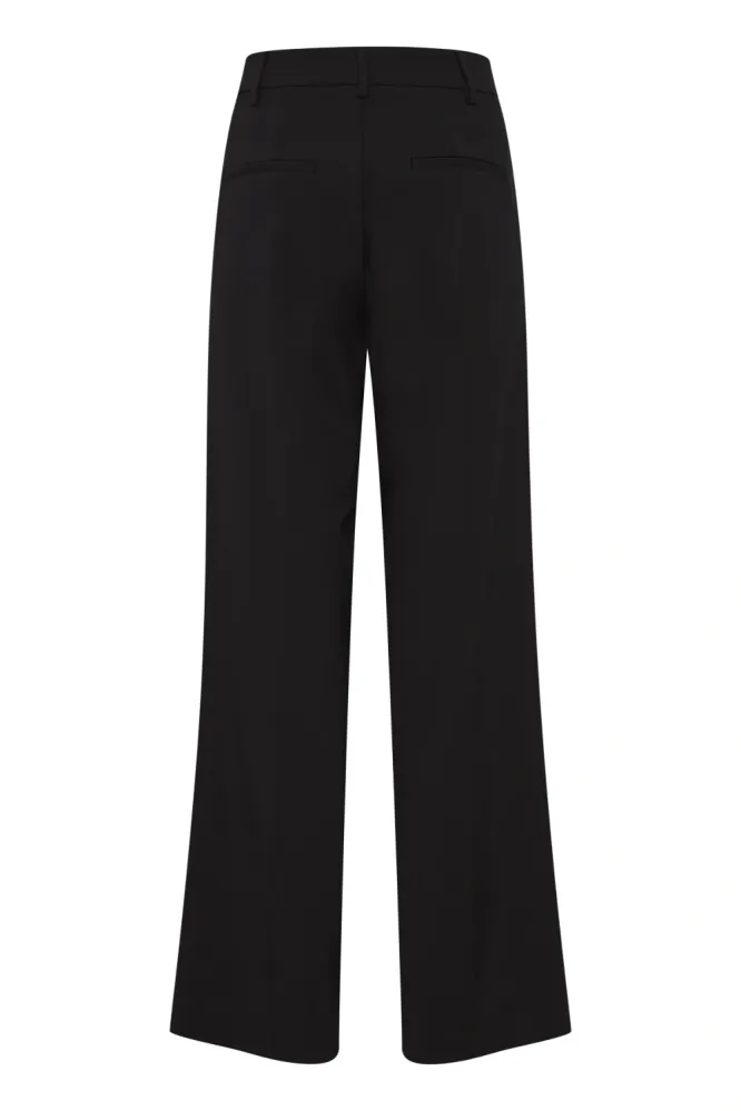 Bindy HW Pant Wide Leg, Black Beauty