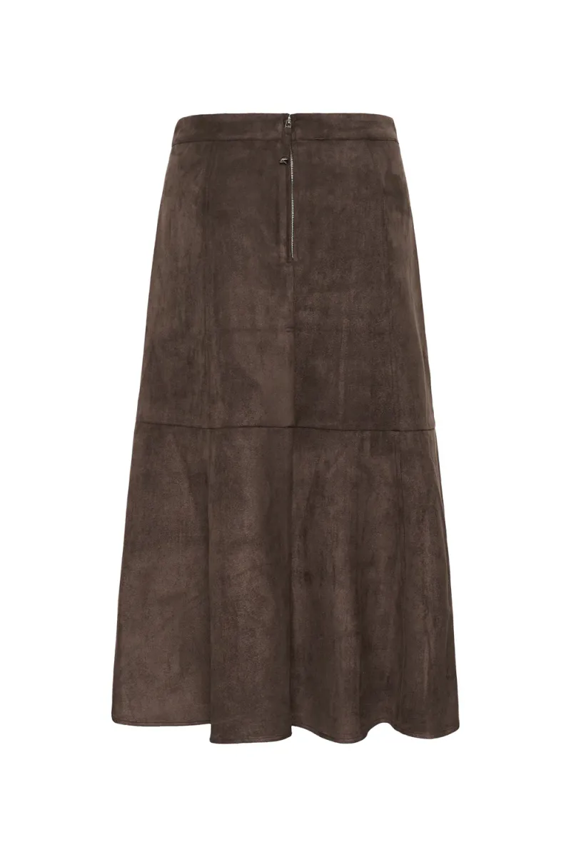 Shadow Skirt, Chocolate Brown
