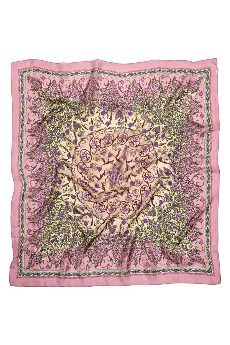 Gardenparty Taby Sia Scarf, Peony Pink