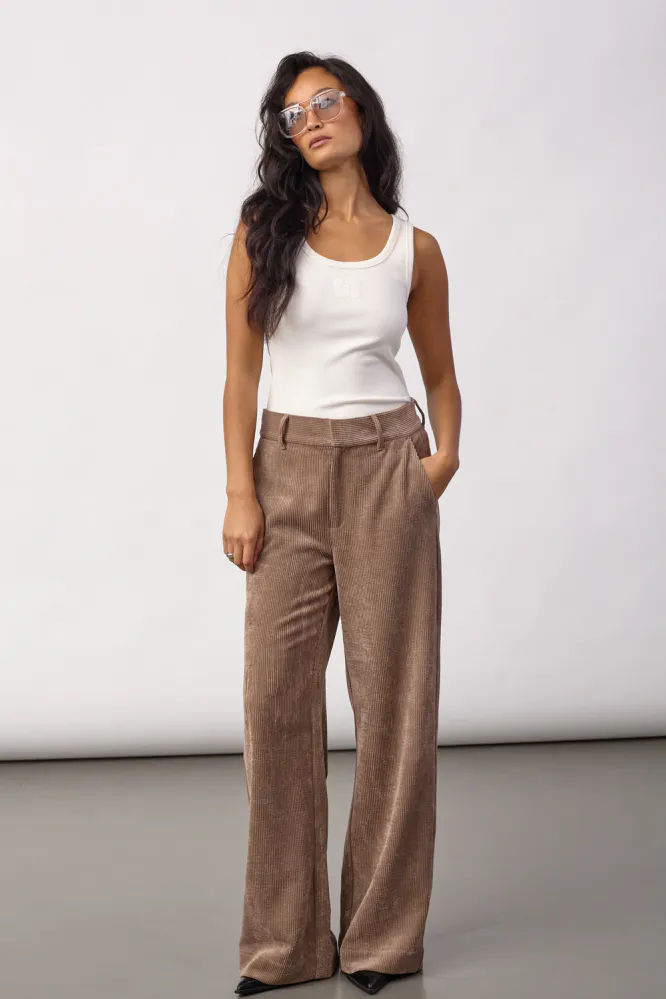 Daisy Cord Pant, Walnut