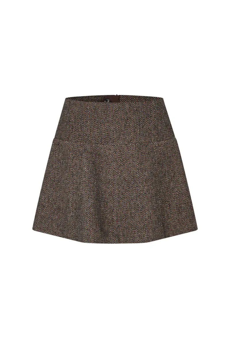 Emi Mini Skirt, Demitasse