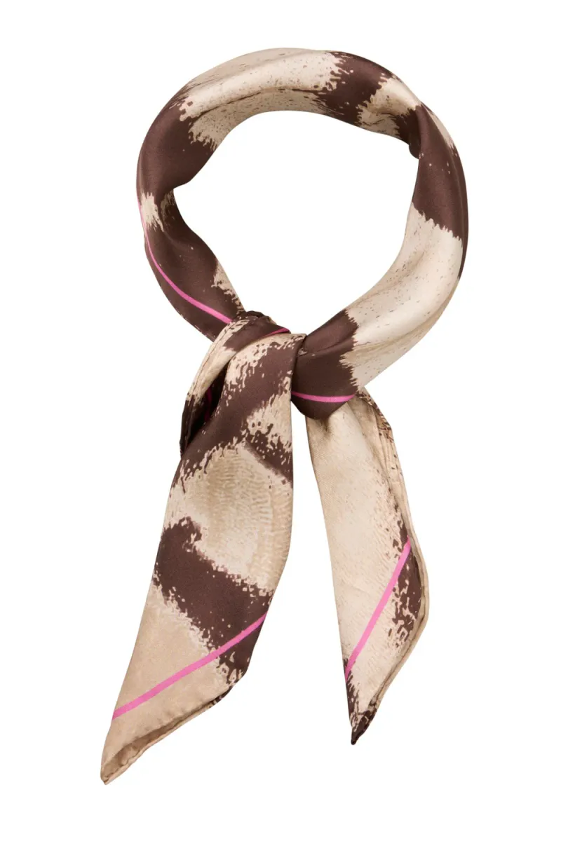 Graphia Tenia Sia Scarf, Chocolate Brown