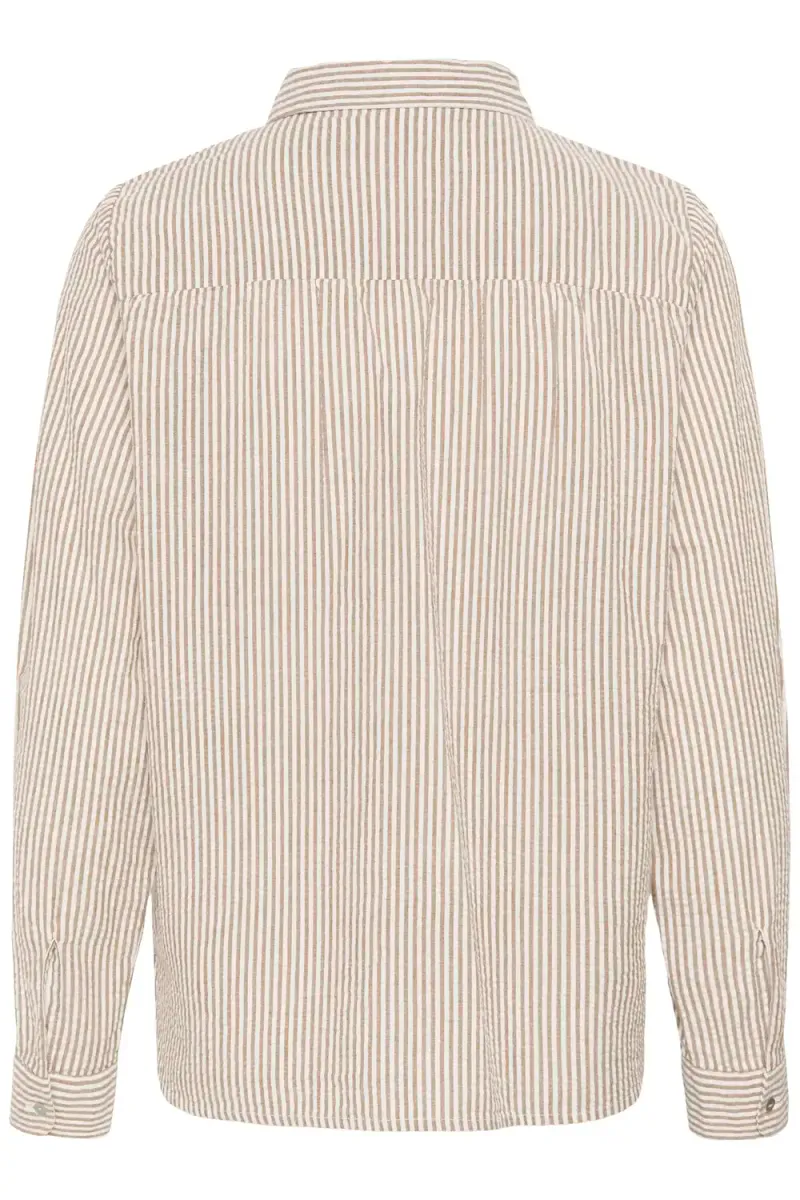 Elmiko N. Shirt, Toasted Coconut Ice Stripe