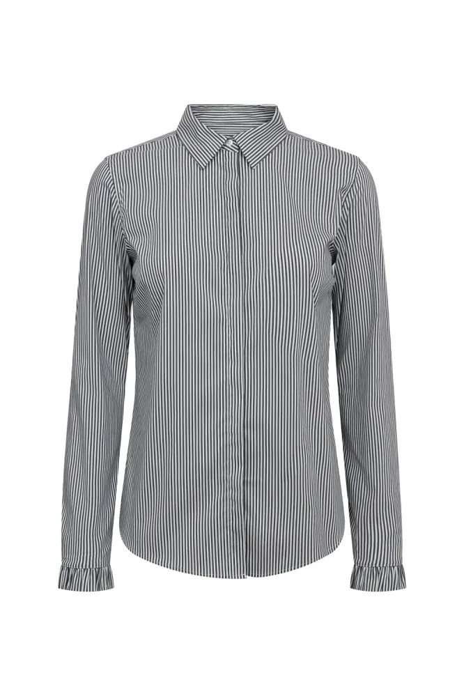 Mattie Flip Stripe Shirt, India Ink