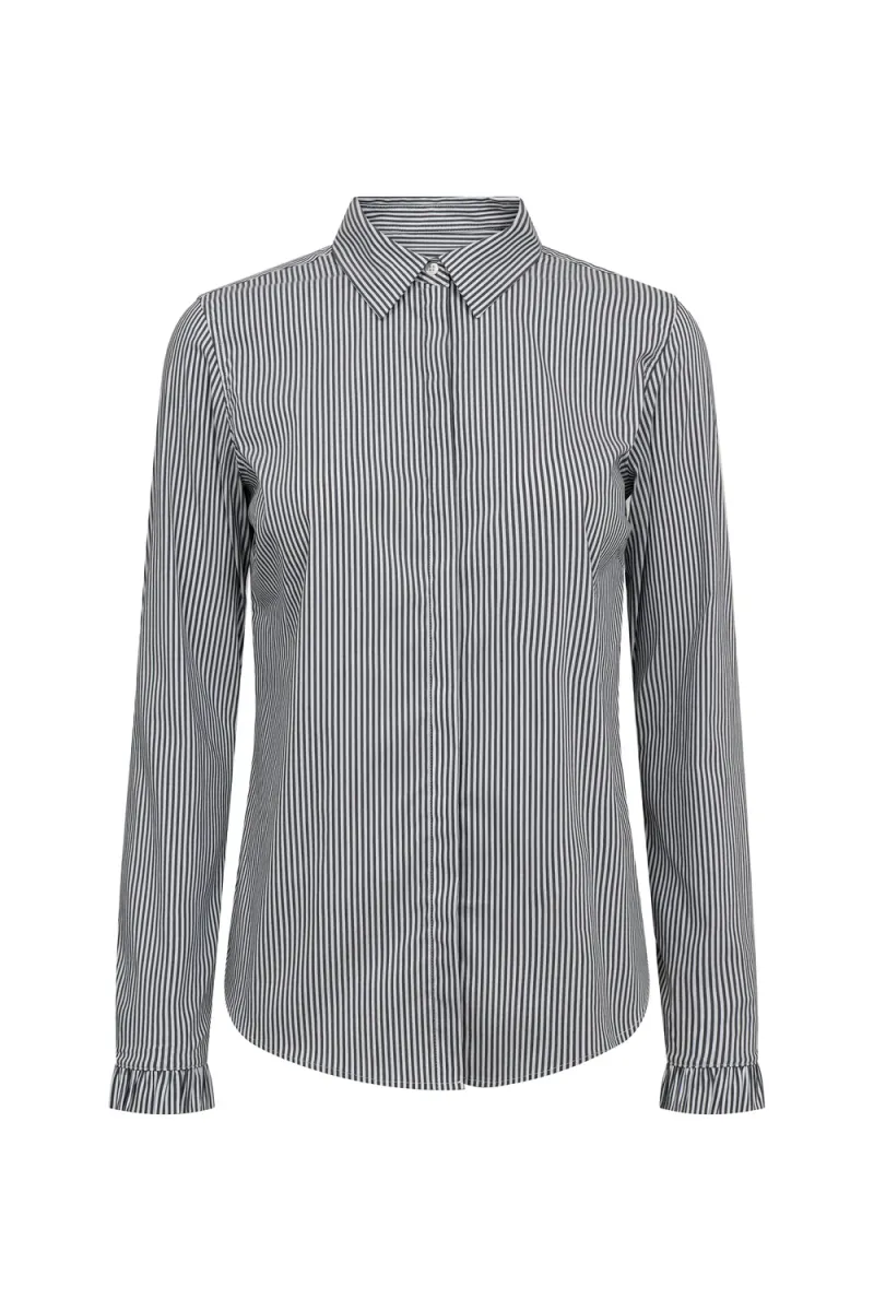 Mattie Flip Stripe Shirt, India Ink
