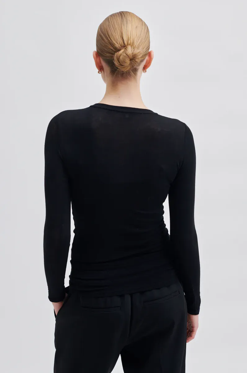 Matima O-Neck Tee, Black
