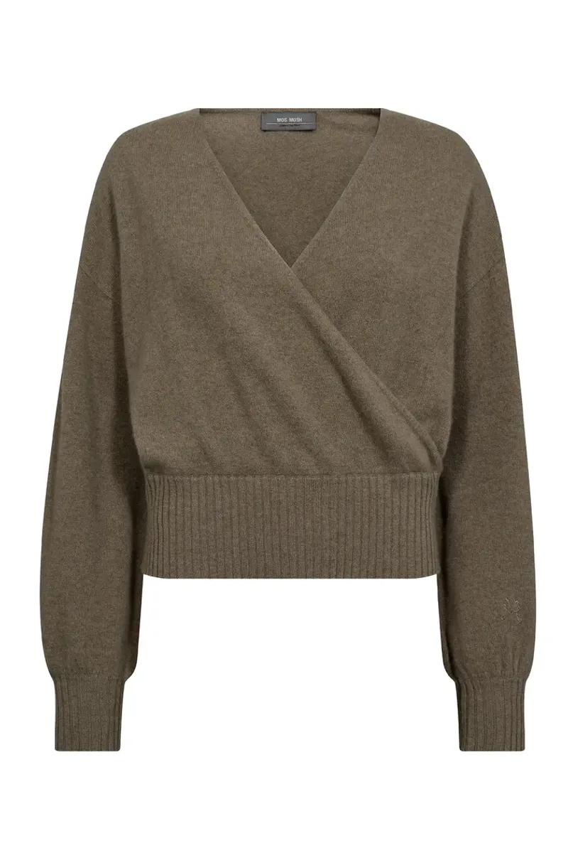 Ady Cashmere Wrap Knit, Brindle