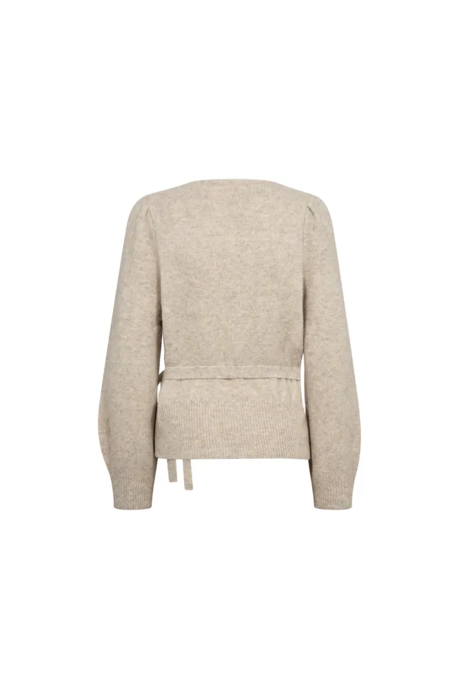 Roger Wrap Cardigan, Creme