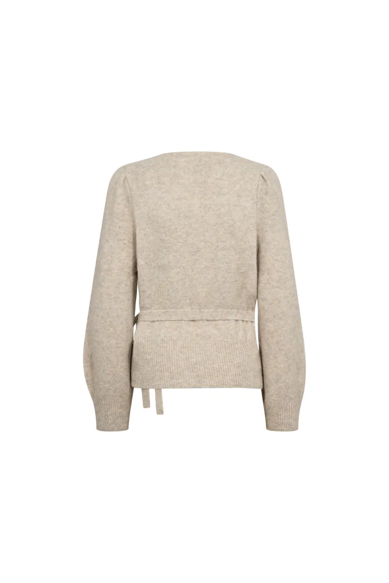 Roger Wrap Cardigan, Creme