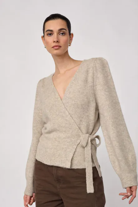 Hovedbilde Roger Wrap Cardigan, Creme