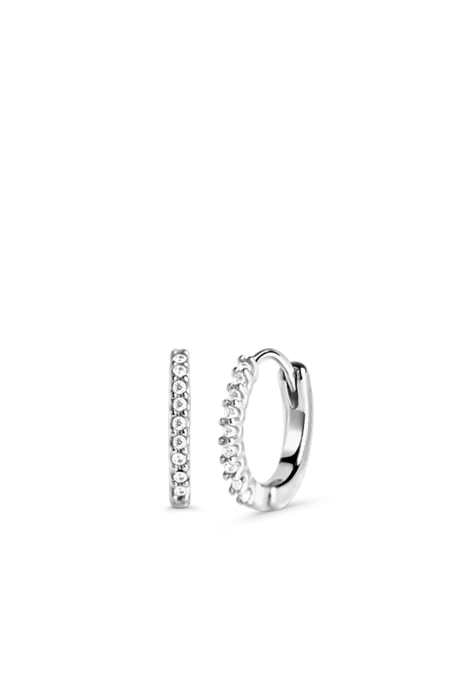 Ora Huggie, Silver (1mm)