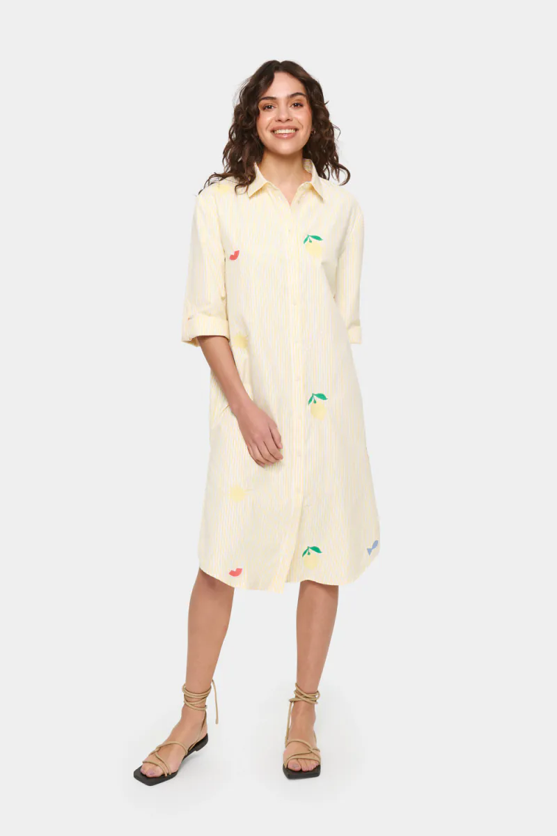 Zytta Dress, Lemon Ice Stripe