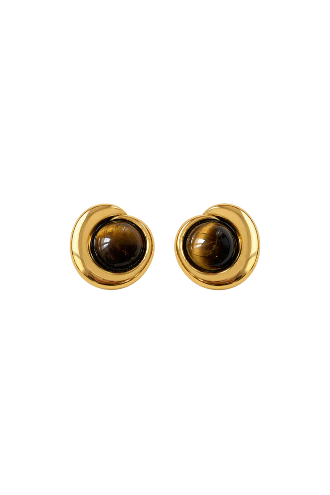 Paloma Earrings, Gold