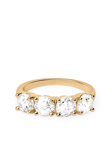 Hovedbilde Quattro Zirconia Ring, Gold