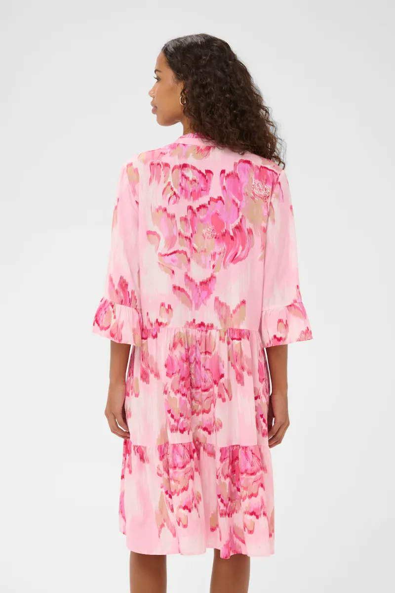 Eda Dress, Poppy Shaded Flower