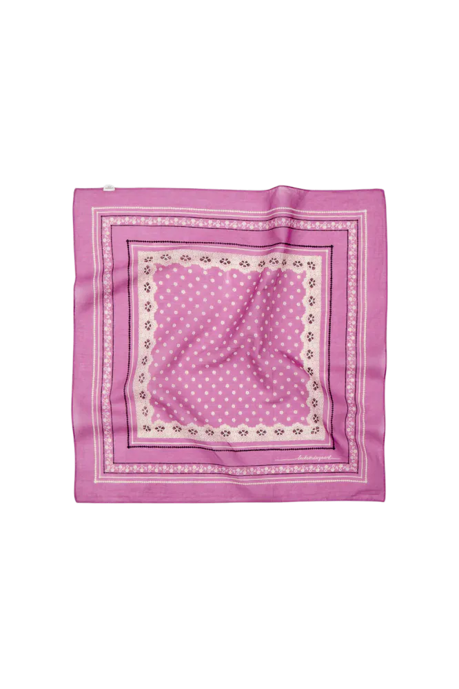 Lacia Cotta Scarf, Meadow Mauve Pink