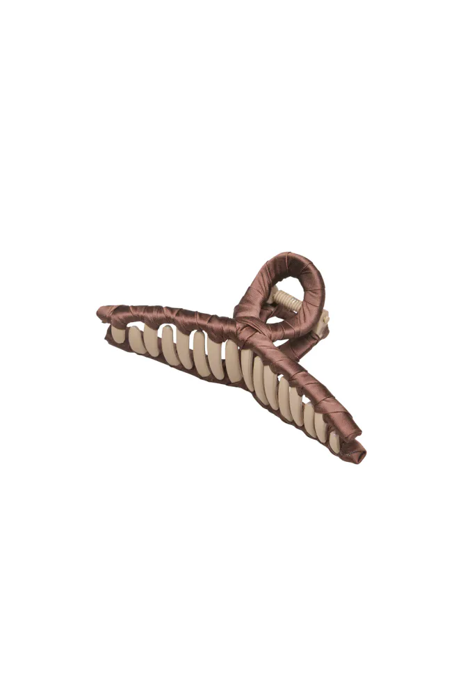 Luster Celabrina Hair Claw, Chocolate Brown