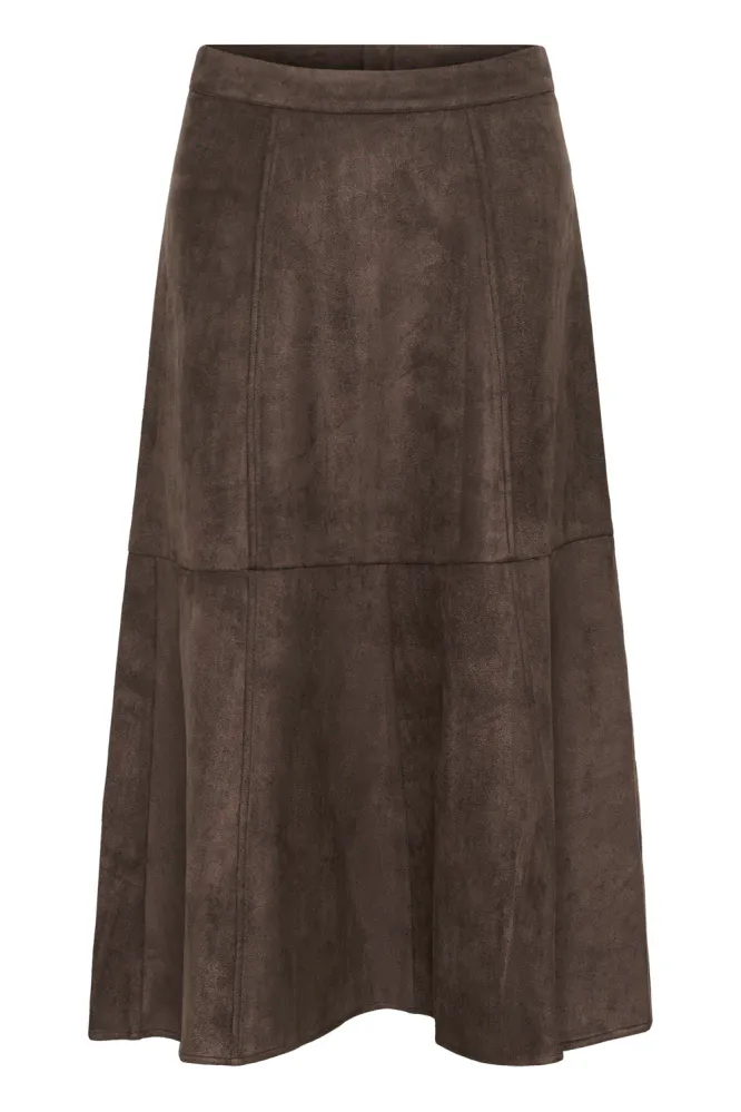 Shadow Skirt, Chocolate Brown