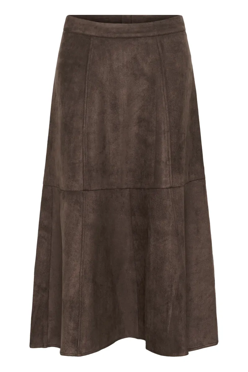 Shadow Skirt, Chocolate Brown