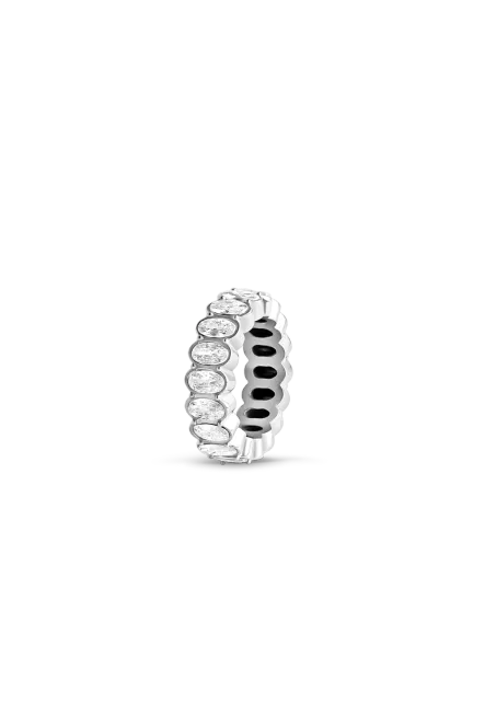 Hovedbilde Oval Cut Ring, Silver