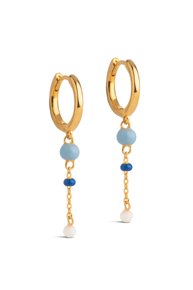 Lola Bold Hoops (Marine)