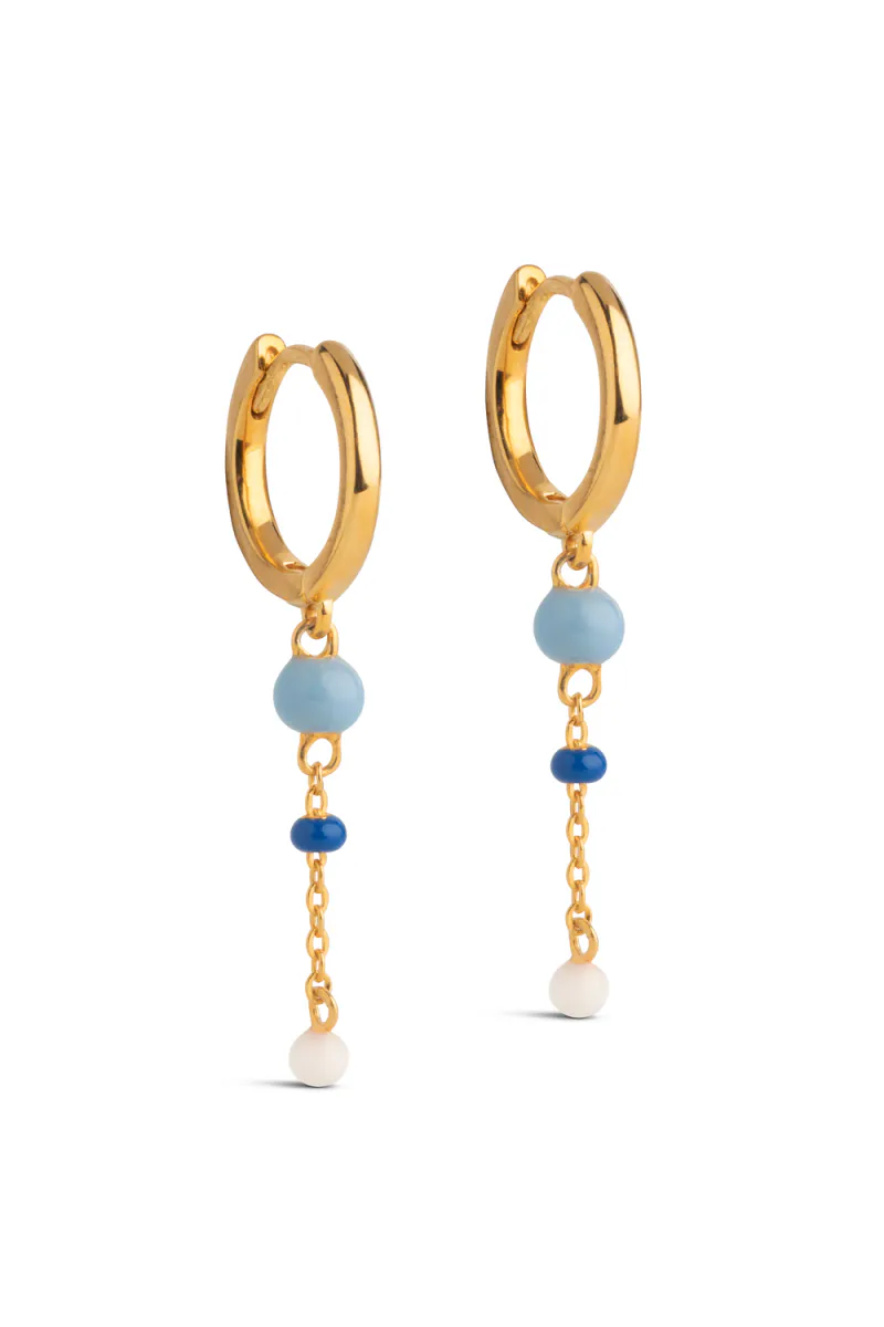 Lola Bold Hoops (Marine)