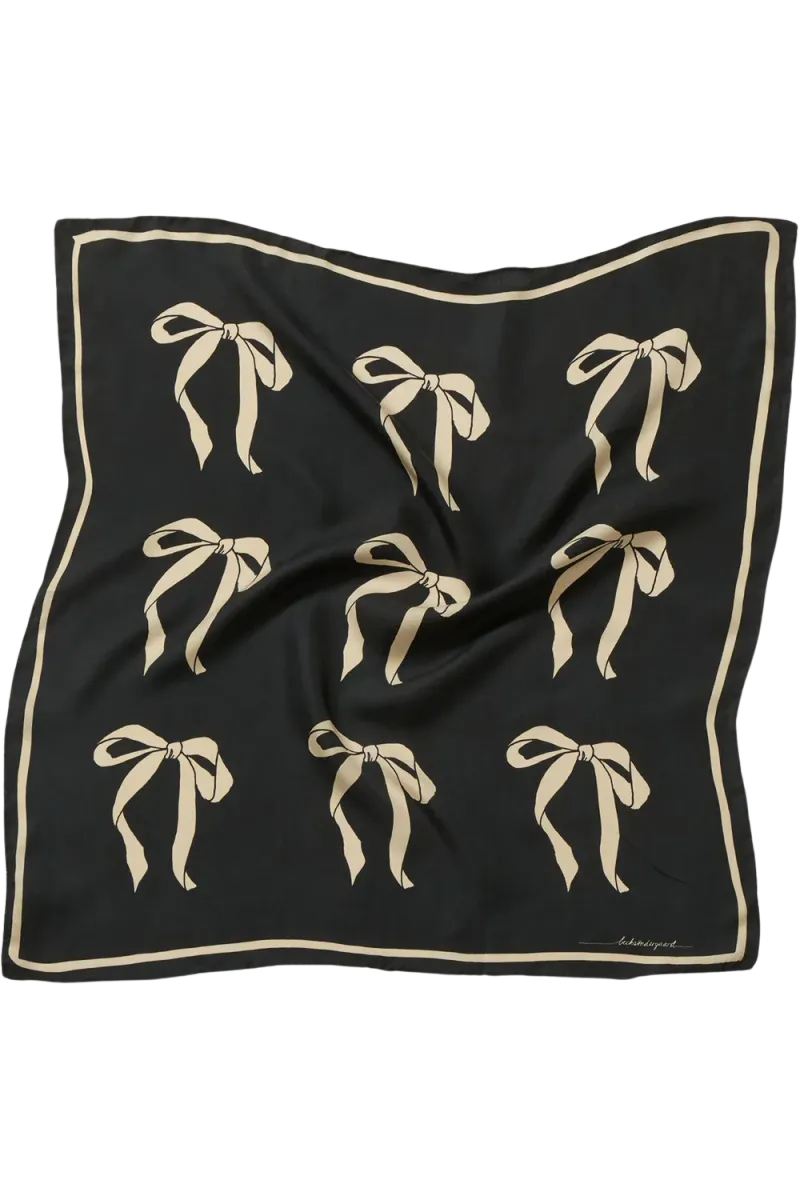 Bow Twill Sia Scarf 
