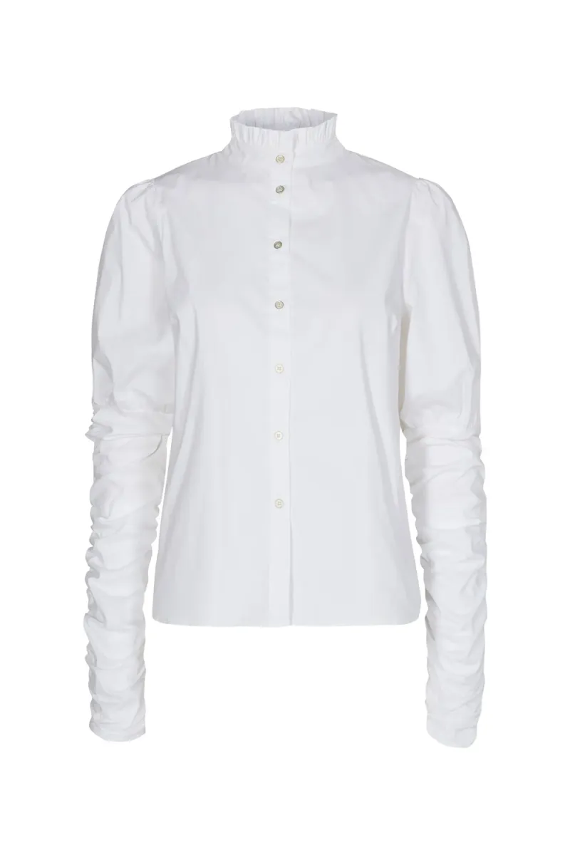Sanna Puff Shirt, White