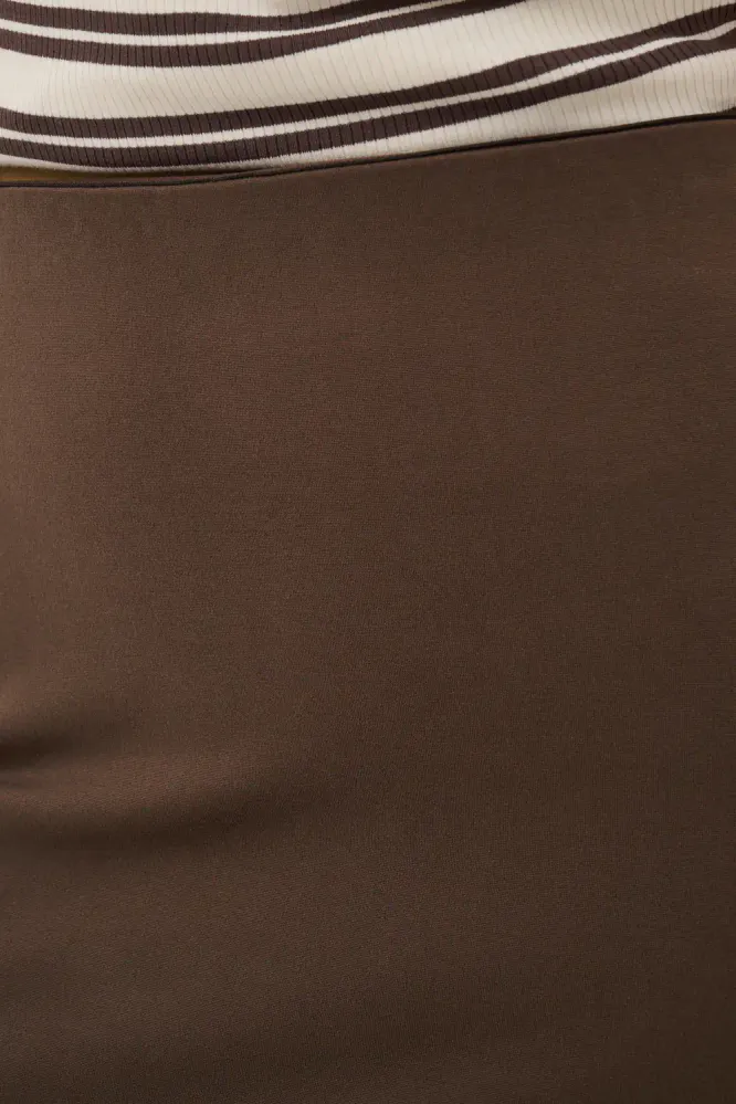 Genny Skirt, Chocolate Brown