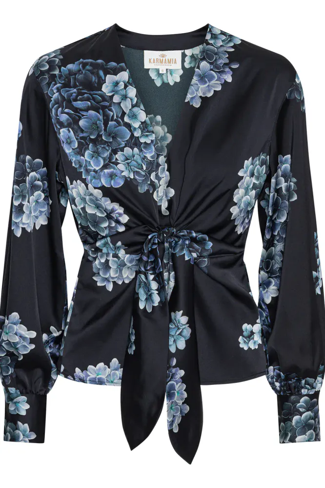Blair Blouse, Hydrangea