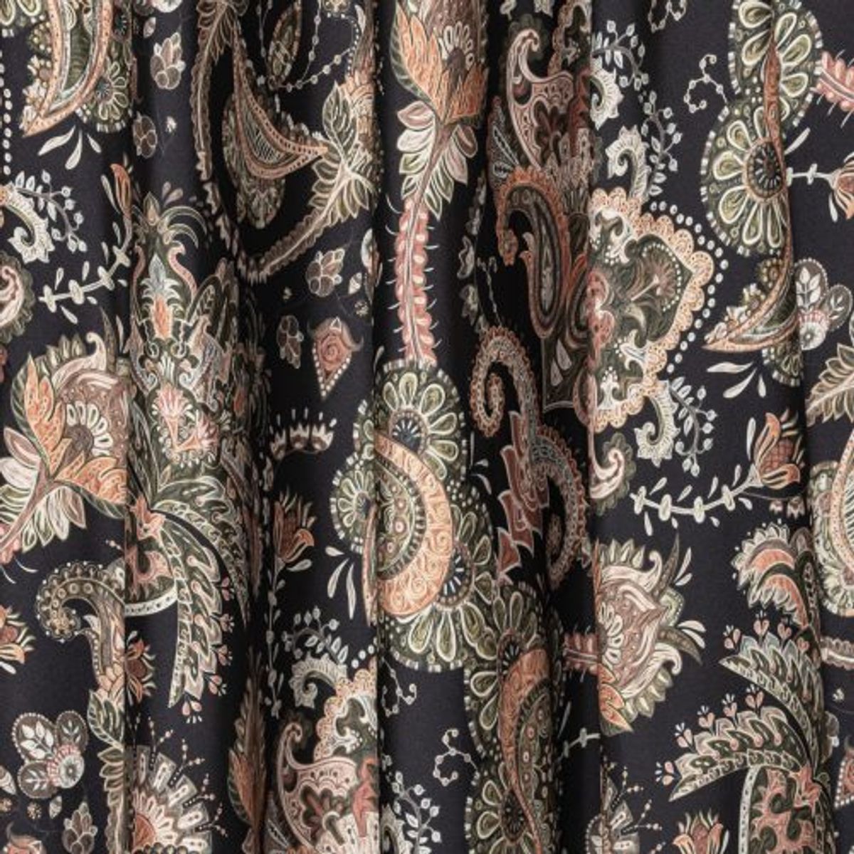 Savannah Skirt, Khaki Paisley
