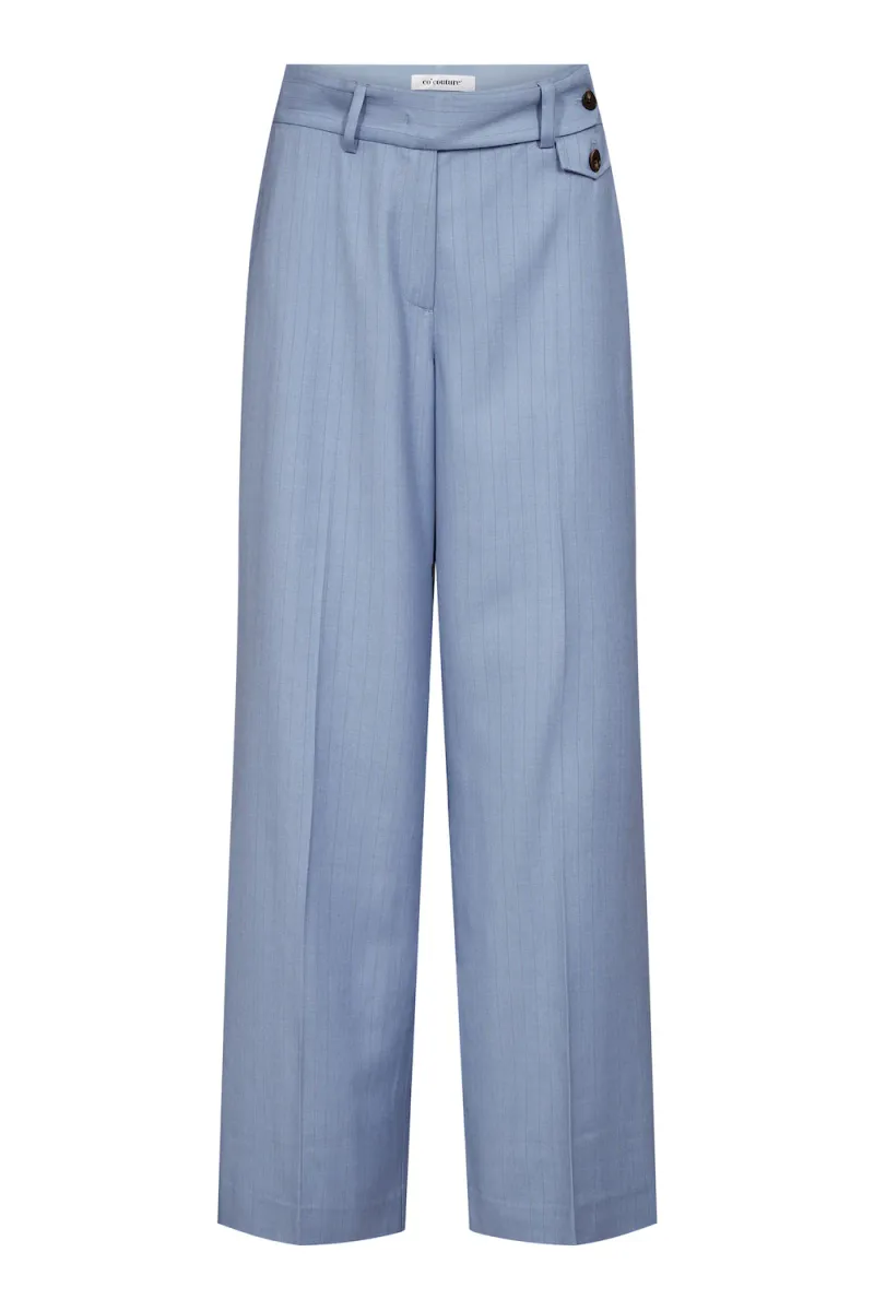 Kiana Pin Pleat Pant, Pale Blue
