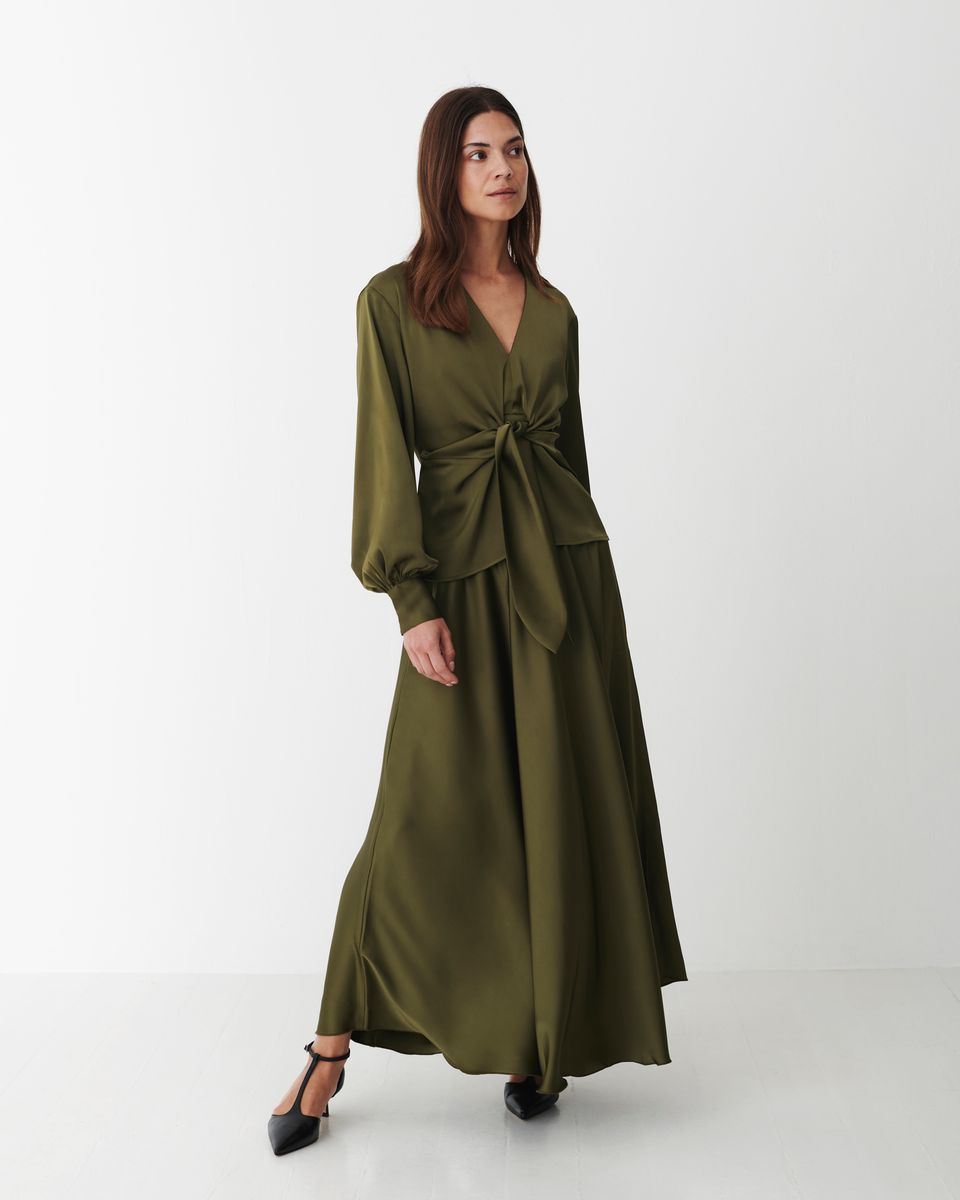 Blair Blouse, Semi Rich Olive