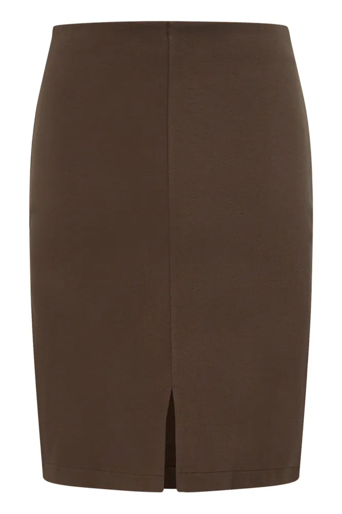 Genny Skirt, Chocolate Brown