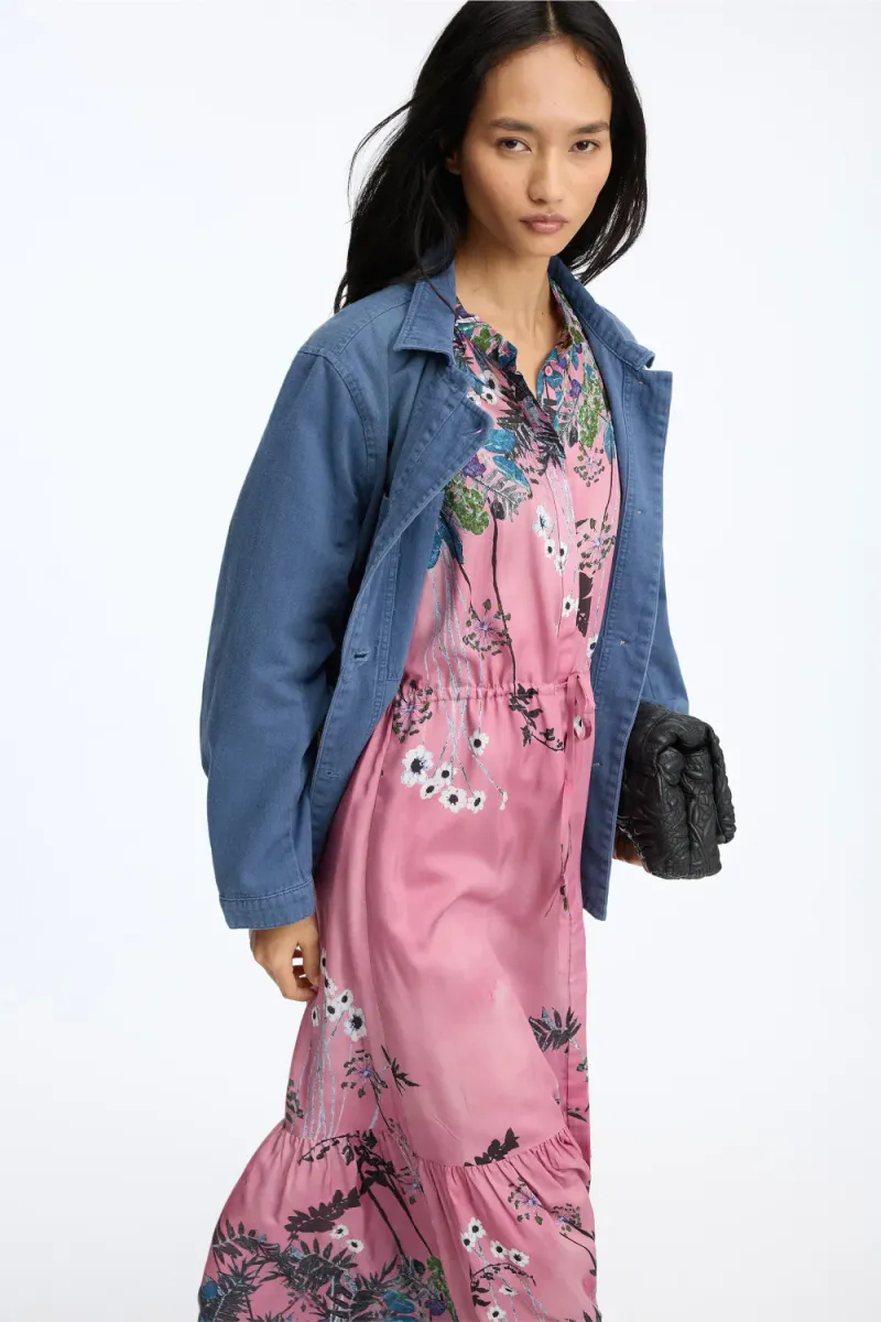 Bernadette Dress, Print Berry