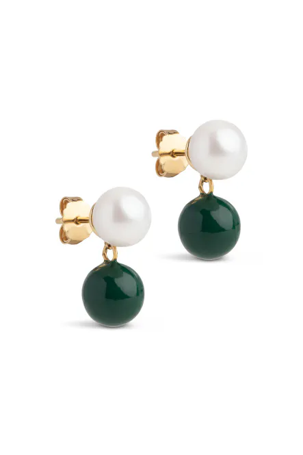 Hovedbilde Columba Earrings (Petrol Green)
