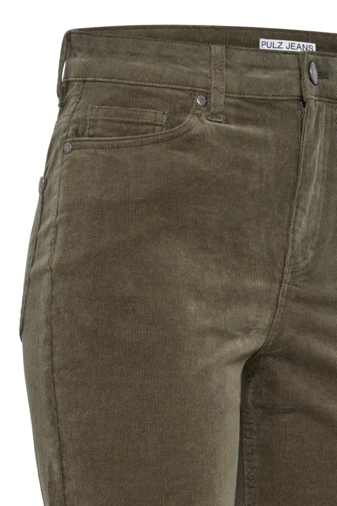 Sally UHW Pant Bootcut, Grape Leaf