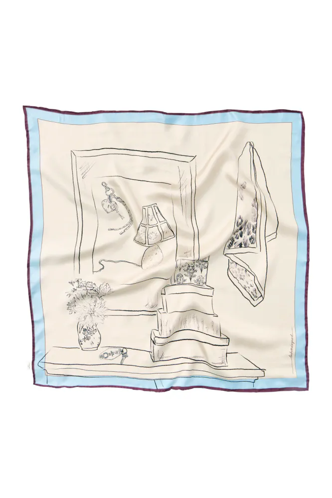 Skestoria Sia Scarf, Skyway Blue