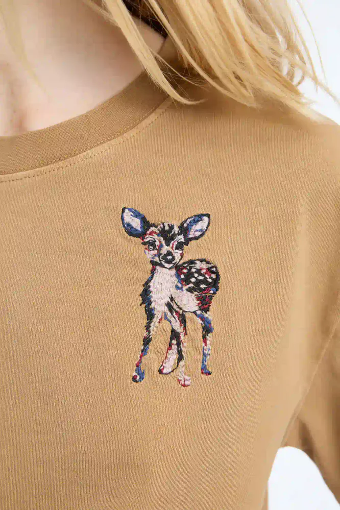 Celesthia T-shirt, Camel