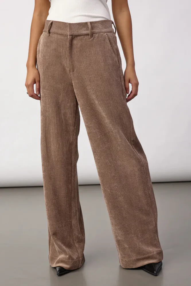 Daisy Cord Pant, Walnut