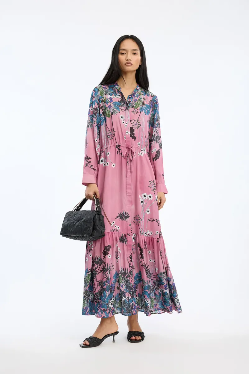 Bernadette Dress, Print Berry