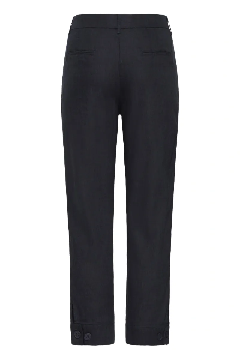 Luca HW Pant Ankle Length Tap, Dark Sapphire