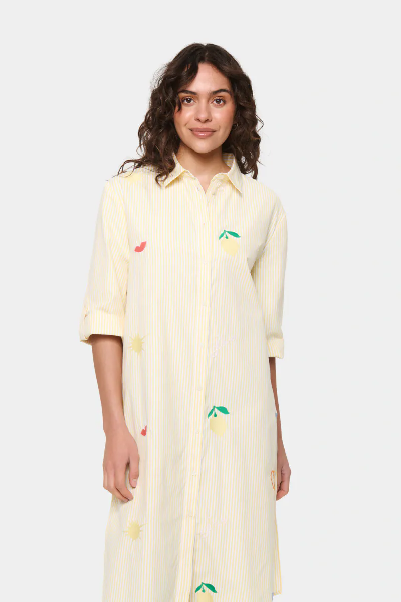 Zytta Dress, Lemon Ice Stripe