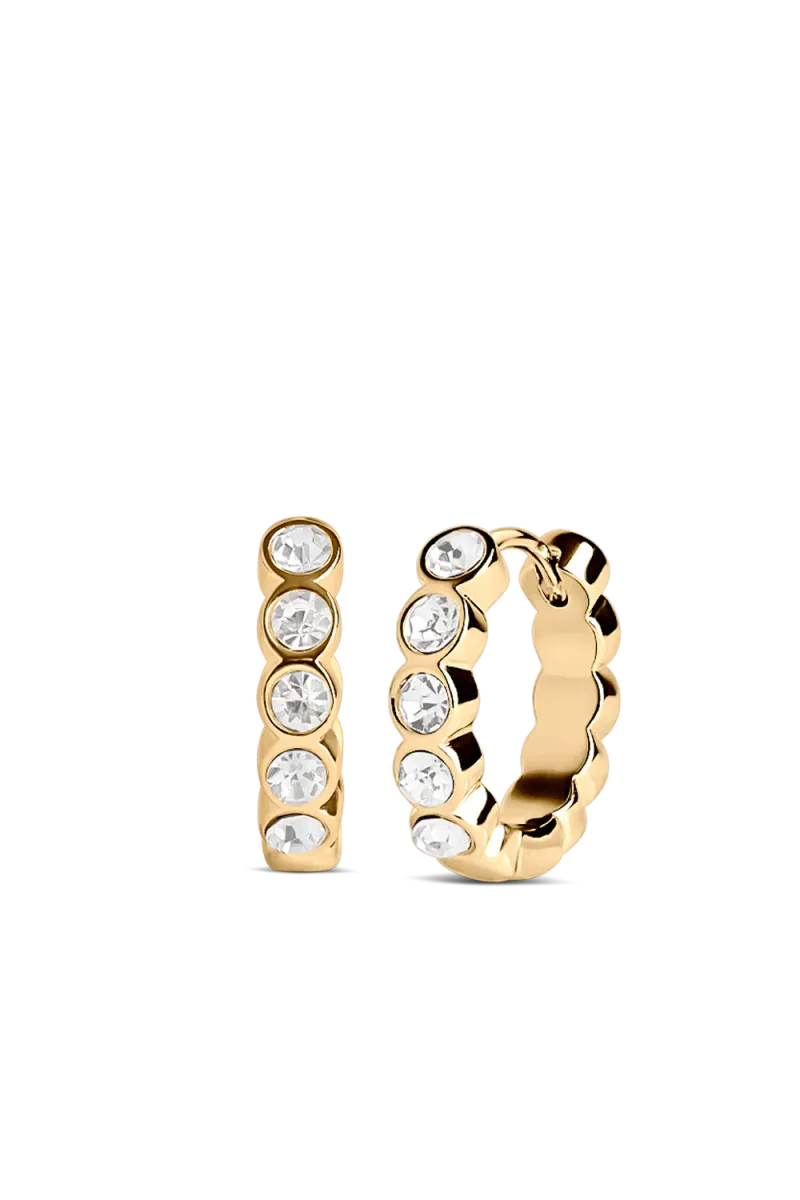 Lotus Hoops, Gold (15mm)